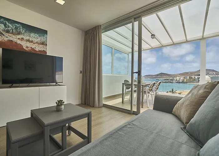 公寓 Malibu Canteras Panoramic *